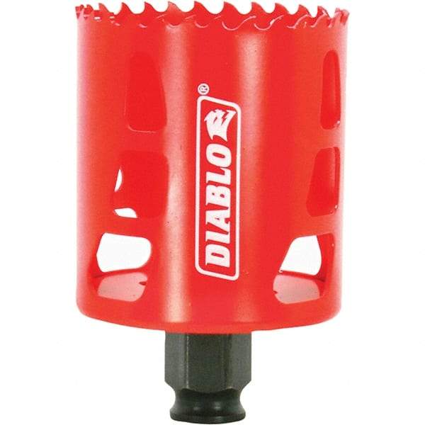 Freud - 2-3/8" Diam, 2-3/8" Cutting Depth, Hole Saw - Bi-Metal Saw, Toothed Edge - Eagle Tool & Supply