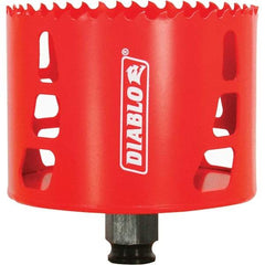 Freud - 3-1/2" Diam, 2-3/8" Cutting Depth, Hole Saw - Bi-Metal Saw, Toothed Edge - Eagle Tool & Supply