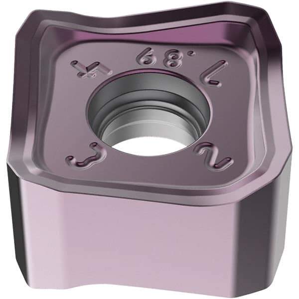 Seco - SNMX1407 M10 Grade MP2050 Carbide Milling Insert - TiAlN/TiSiN Finish, 6.59mm Thick, 14mm Inscribed Circle - Eagle Tool & Supply