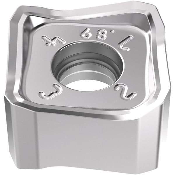 Seco - SNMX1407 M10 Grade MS2050 Carbide Milling Insert - TiAlN/NbN Finish, 6.59mm Thick, 14mm Inscribed Circle - Eagle Tool & Supply