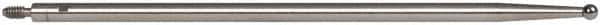 INTERAPID - 0.08" Ball Diam, Carbide, Ball Test Indicator Contact Point - 2.675" Contact Point Length, Use with Brown & Sharpe 74.111965 Interapid 312 Dial Test Indicator - Eagle Tool & Supply