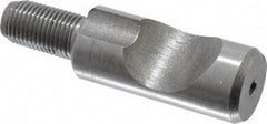Bison - Lathe Chuck Camlock Stud - 6-1/4" Chuck Diam Compatible, D1-4 Mount, 5/8" OD, M10x1 Thread - Eagle Tool & Supply