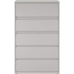 File Cabinets & Accessories; File Cabinet Type: Horizontal; Color: Light Gray; Material: Steel; Number Of Drawers: 5.000