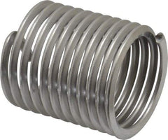 Heli-Coil - 1-1/2 - 6 UNC, 2-1/4" OAL, Free Running Helical Insert - 11-1/2 Free Coils, Tanged, 304 Stainless Steel, Bright Finish, 1-1/2D Insert Length - Eagle Tool & Supply