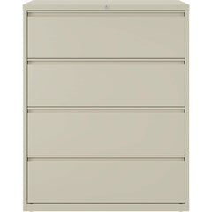 File Cabinets & Accessories; File Cabinet Type: Horizontal; Color: Putty; Material: Steel; Number Of Drawers: 4.000