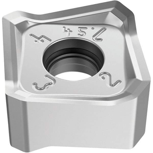 Seco - SNHX1407 ME10 Grade H25 Carbide Milling Insert - Uncoated, 6.59mm Thick, 14mm Inscribed Circle - Eagle Tool & Supply