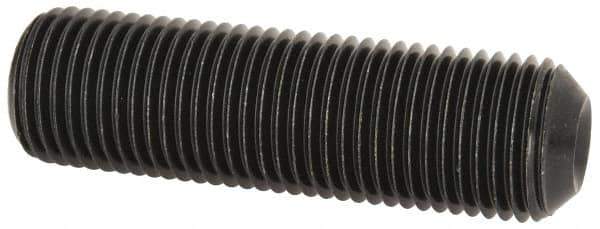 Value Collection - 1/2-20 UNF, 1-3/4" OAL, Cup Point Set Screw - Grade ASTM F912 Alloy Steel, 1/4" Key - Eagle Tool & Supply