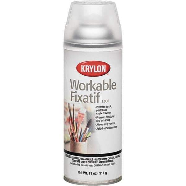 Krylon - 16 oz Gloss Clear Workable Fixatif - Eagle Tool & Supply