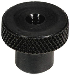 Jergens - 3/4 Inch Head, Steel Knob - Knurled, Carbon Steel, with Black Oxide Finish - Eagle Tool & Supply