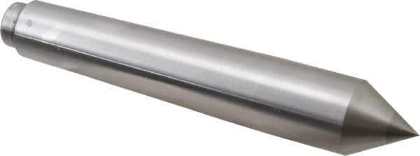 Riten - 7/8" Head Diam, Carbide-Tipped Steel Standard Point Solid Dead Center - Jarno 7 Taper, 7/8" Point Diam, 1-3/16" Point Length, 5-1/4" OAL - Eagle Tool & Supply