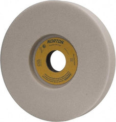 Norton - 7" Diam x 1-1/4" Hole x 1" Thick, K Hardness, 46 Grit Surface Grinding Wheel - Aluminum Oxide, Type 5, Coarse Grade, 3,600 Max RPM, Vitrified Bond, One-Side Recess - Eagle Tool & Supply