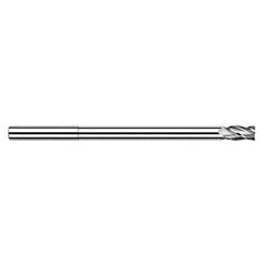 ‎Miniature End Mills - Long Reach, Stub Flute - 0.2500″ (1/4″) Cutter Diameter × 0.3750″ (3/8″) Length of Cut × 4.3750″ (4-3/8″) Reach Carbide Square End Mill, 4 Flutes - Exact Industrial Supply