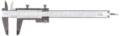 Fowler - 0 to 8" Stainless Steel Vernier Caliper - 0.02mm Graduation, 1.9" Jaw Depth, 0.0015" Accuracy, Includes Depth, Inside Diameter, Outside Diameter, Step - Eagle Tool & Supply
