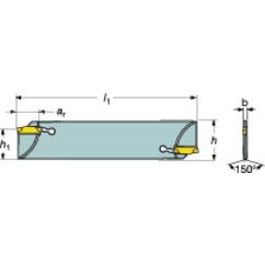 N123E15-21A2 CoroCut® 1-2 Blade for Parting - Eagle Tool & Supply