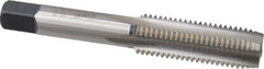 Heli-Coil - M12x1.75 Metric Coarse, D3, 4 Flute, Plug Chamfer, Bright Finish, High Speed Steel Hand STI Tap - 91.28mm OAL, 42.07mm Thread Length, 12.7mm Square Length, 8.18mm Square Size - Eagle Tool & Supply