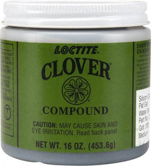 Loctite - 1 Lb Water Soluble Compound - Compound Grade Very Fine, 180 Grit, Black & Gray, Use on General Purpose - Eagle Tool & Supply