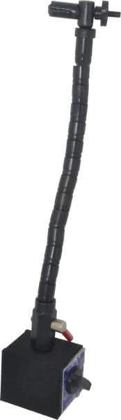 Fowler - 85 Lb; 180 Lb Magnetic Force, Fine Adjustment Indicator Positioner & Holder with Base - Flexible Arm, 2-1/2" Base Height - Eagle Tool & Supply