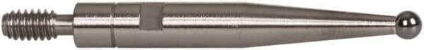 INTERAPID - 0.06" Ball Diam, Carbide, Ball Test Indicator Contact Point - 0.65" Contact Point Length, Use with Brown & Sharpe Interapid 312 Dial Test Indicators (Except 74.111965 & 74.111958) - Eagle Tool & Supply
