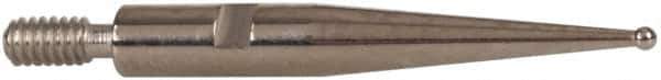 INTERAPID - 0.031" Ball Diam, Carbide, Ball Test Indicator Contact Point - 0.65" Contact Point Length, Use with Brown & Sharpe Interapid 312 Dial Test Indicators (Except 74.111965 & 74.111958) - Eagle Tool & Supply