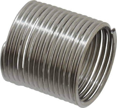 Recoil - 3/4-16 UNF, 1-1/8" OAL, Free Running Helical Insert - 15-1/8 Free Coils, Tanged, Stainless Steel, 1-1/2D Insert Length - Eagle Tool & Supply