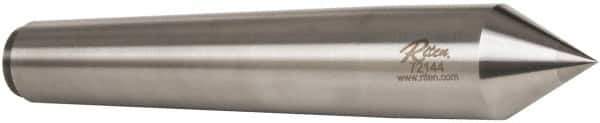 Riten - 1-3/4" Head Diam, Carbide-Tipped Steel Standard Point Solid Dead Center - Jarno 14 Taper, 1-3/4" Point Diam, 3" Point Length, 10-1/2" OAL - Eagle Tool & Supply