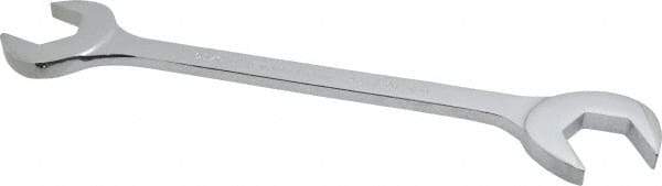 Proto - 1-5/16" Standard Open End Wrench - 13-1/8" OAL, Double End, Chrome Finish, 15° & 60° Head Angle - Eagle Tool & Supply