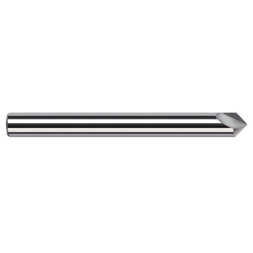 Engraving Cutters - 0.1250″ (1/8″) Shank Diameter × 30° included Carbide Marking Cutter for Non-Ferrous, 2 Flute - Exact Industrial Supply