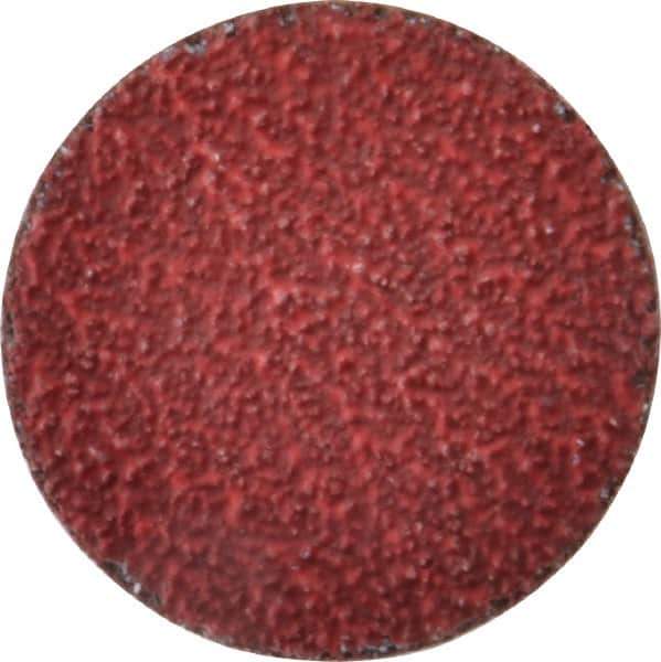 Norton - 2" Disc Diam, 36 Grit, Ceramic Alumina Quick Change Disc - Type R Attaching System, Coated, Red, Very Coarse Grade, 25,000 RPM, R983 Series - Eagle Tool & Supply