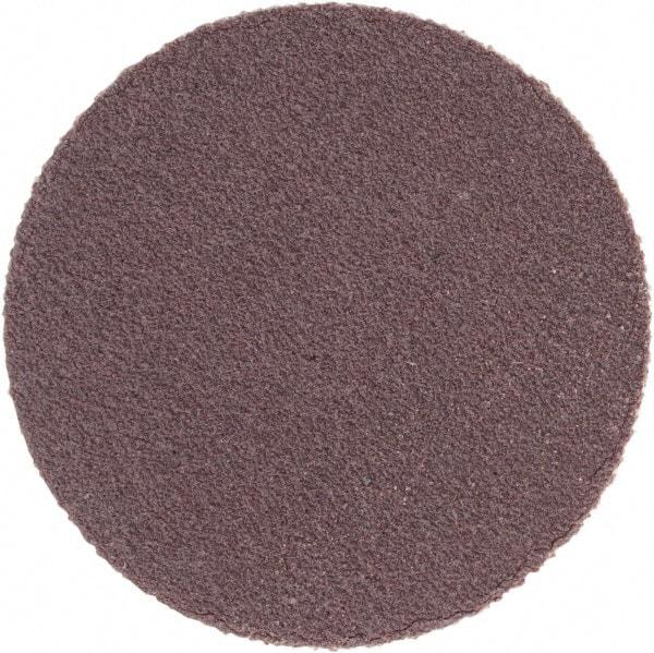 Standard Abrasives - 1" Disc Diam, 180 Grit, Aluminum Oxide Quick Change Disc - Type S Attaching System, Coated, Brown, Very Fine Grade, 20,000 RPM - Eagle Tool & Supply