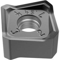 Seco - SNMX1407 M16 Grade MS2500 Carbide Milling Insert - TiCN/Al2O3 Finish, 6.59mm Thick, 14mm Inscribed Circle - Eagle Tool & Supply