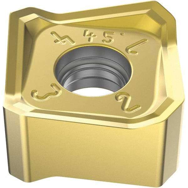 Seco - SNMX1407 M16 Grade MP3000 Carbide Milling Insert - TiAlN Finish, 6.59mm Thick, 14mm Inscribed Circle - Eagle Tool & Supply
