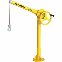 Sky Hook - 500 Lb Steel Lifting Hook Crane - Eagle Tool & Supply