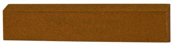 Norton - 4-1/2" Long x 1" Wide x 5/16" Thick, Aluminum Oxide Sharpening Stone - Rectangle, Medium Grade - Eagle Tool & Supply