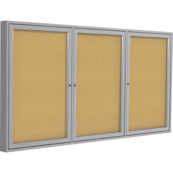 Ghent - Cork Bulletin Boards Style: Enclosed Cork Bulletin Boards Color: Natural Cork - Eagle Tool & Supply