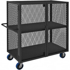 Durham - 2,000 Lb Capacity 2-Shelf Security Mesh Truck - Eagle Tool & Supply