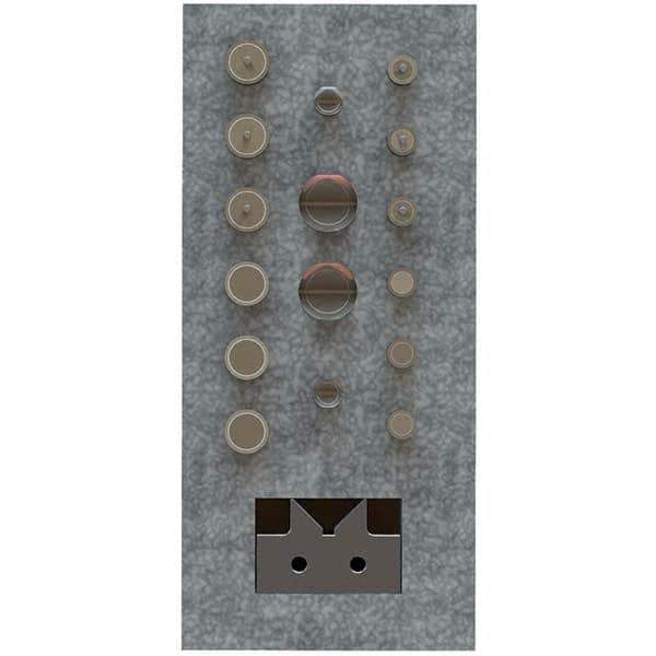 Phillips Precision - CMM Clamps Stud Thread Size: 1/4-20 Stud Length (Decimal Inch): 6.0000 - Eagle Tool & Supply