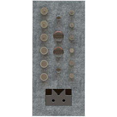 Phillips Precision - CMM Clamps Stud Thread Size: 1/4-20 Stud Length (Decimal Inch): 6.0000 - Eagle Tool & Supply