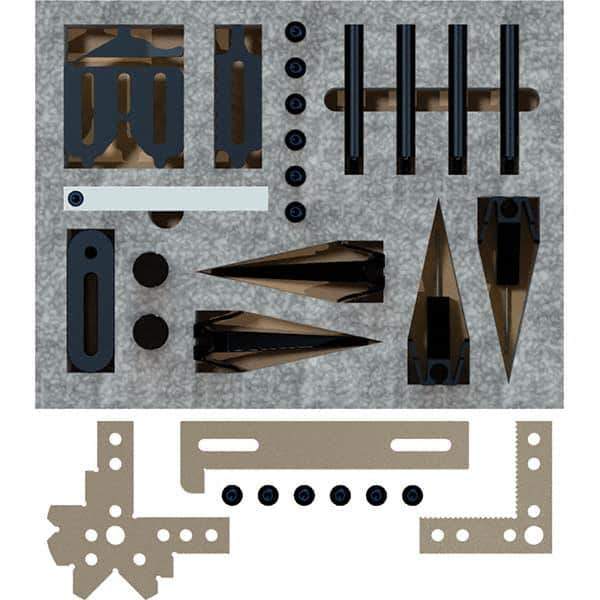 Phillips Precision - CMM Clamps Stud Thread Size: M6 Stud Length (Decimal Inch): 12 - Eagle Tool & Supply