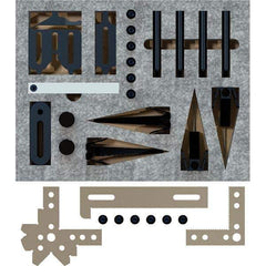 Phillips Precision - CMM Clamps Stud Thread Size: M6 Stud Length (Decimal Inch): 12 - Eagle Tool & Supply