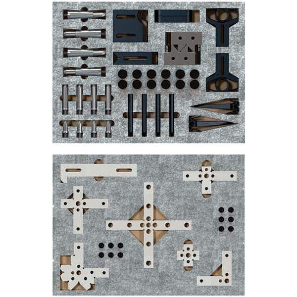 Phillips Precision - CMM Clamps Stud Thread Size: M6 Stud Length (Decimal Inch): 20 - Eagle Tool & Supply