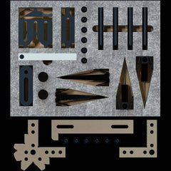 Phillips Precision - CMM Clamps Stud Thread Size: 1/4-20 Stud Length (Decimal Inch): 12 - Eagle Tool & Supply