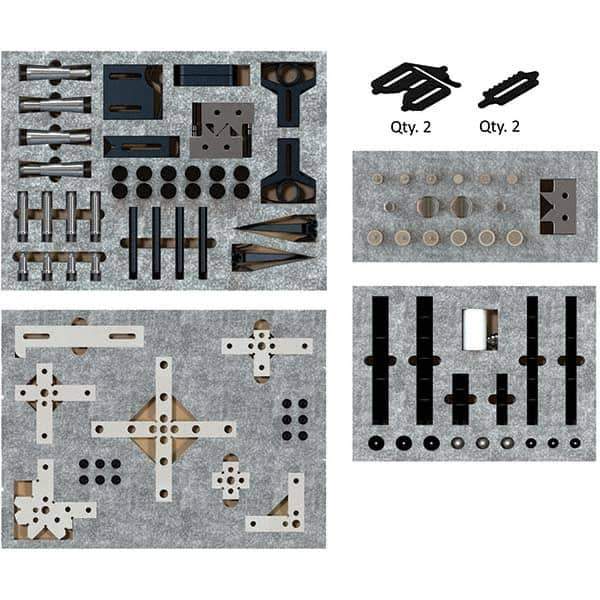 Phillips Precision - CMM Clamps Stud Thread Size: 1/4-20 Stud Length (Decimal Inch): 18 - Eagle Tool & Supply
