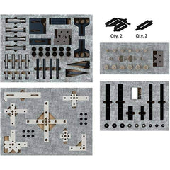 Phillips Precision - CMM Clamps Stud Thread Size: 1/4-20 Stud Length (Decimal Inch): 18 - Eagle Tool & Supply