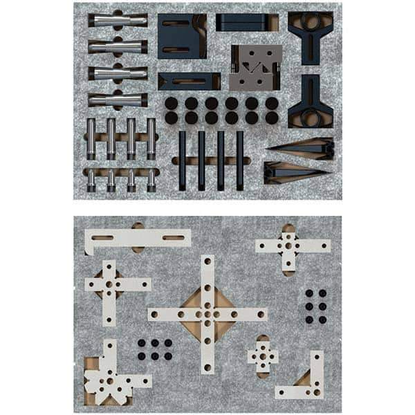 Phillips Precision - CMM Clamps Stud Thread Size: 1/4-20 Stud Length (Decimal Inch): 20 - Eagle Tool & Supply