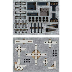 Phillips Precision - CMM Clamps Stud Thread Size: 1/4-20 Stud Length (Decimal Inch): 20 - Eagle Tool & Supply