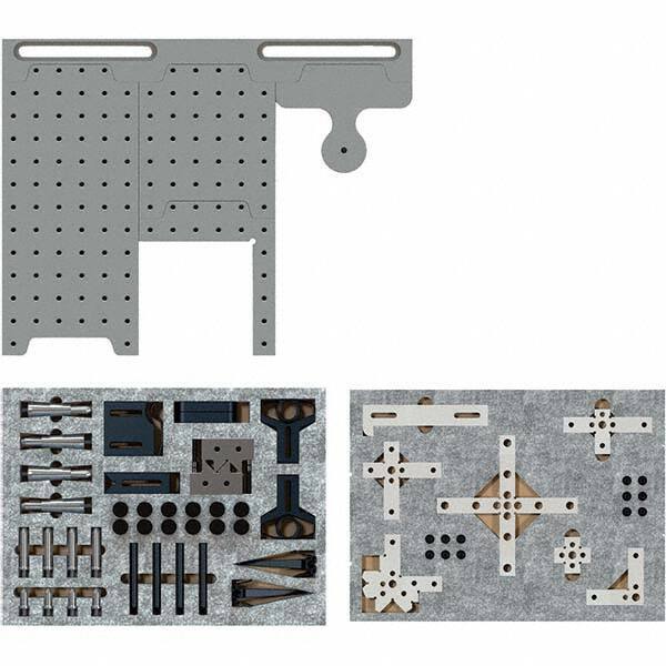Phillips Precision - CMM Fixtures Type: Fixture Kits & Sets Plate Design: Magnetic - Eagle Tool & Supply
