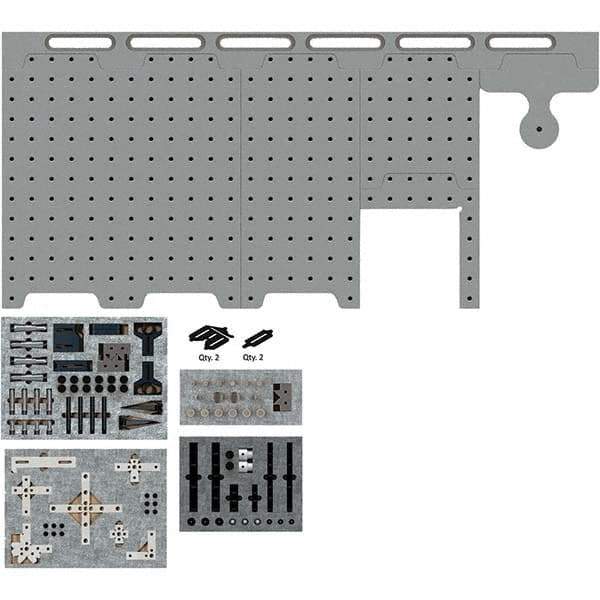 Phillips Precision - CMM Fixtures Type: Fixture Kits & Sets Plate Design: Magnetic - Eagle Tool & Supply