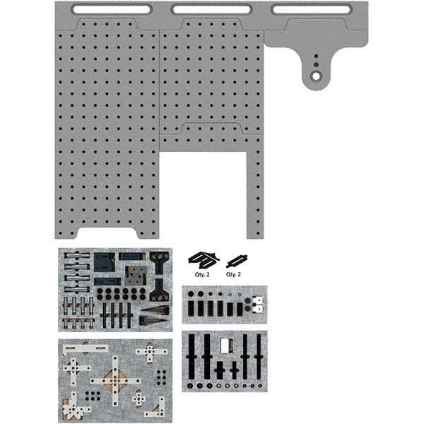 Phillips Precision - CMM Fixtures Type: Fixture Kits & Sets Plate Design: Magnetic - Eagle Tool & Supply