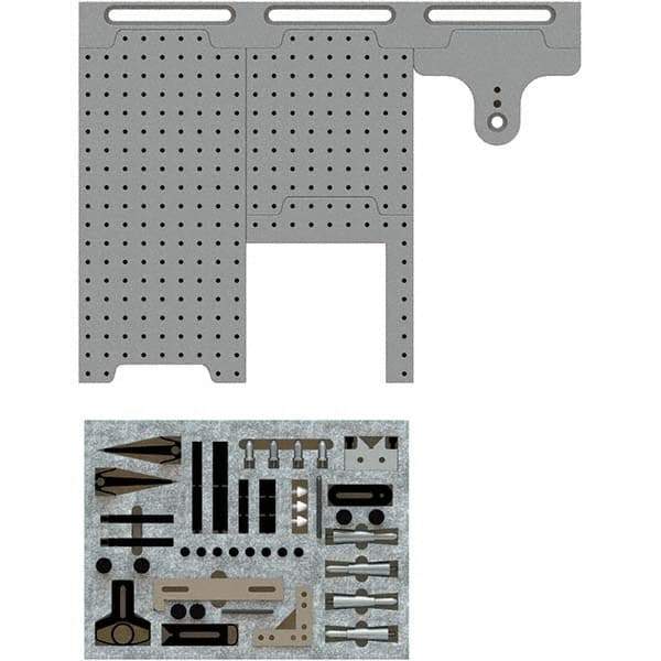 Phillips Precision - CMM Fixtures Type: Fixture Kits & Sets Plate Design: Magnetic - Eagle Tool & Supply