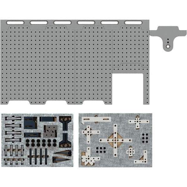 Phillips Precision - CMM Fixtures Type: Fixture Kits & Sets Plate Design: Magnetic - Eagle Tool & Supply